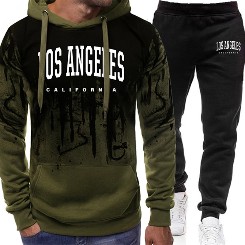 Fashion Men's Tracksuit Print  - Winter Clothing ulasan dan harga