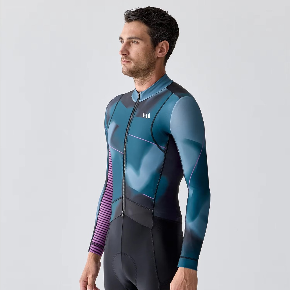 Thermal Cycling Jersey Men Wit - Winter Clothing Manufacturers ulasan dan harga