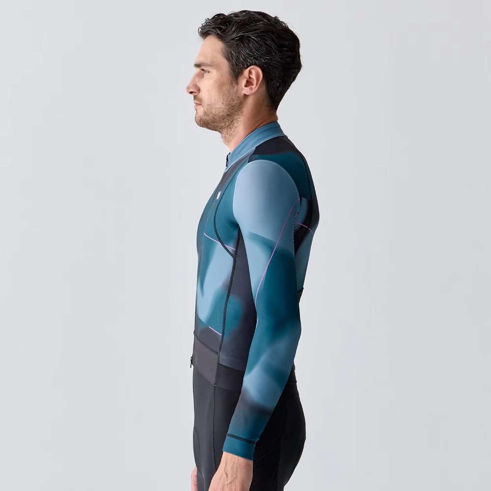 Thermal Cycling Jersey Men Wit - Winter Clothing Manufacturers ulasan dan harga