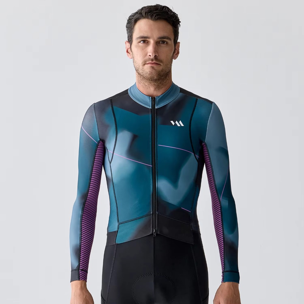 Thermal Cycling Jersey Men Wit - Winter Clothing Manufacturers ulasan dan harga
