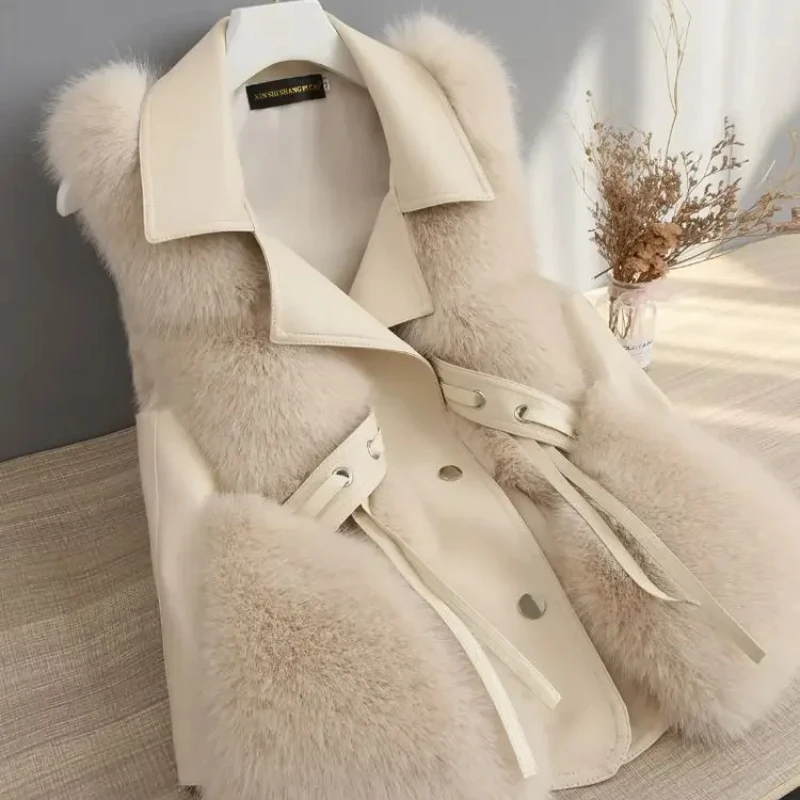 Solid Color Waistcoat Woman La - Winter Clothing On Sale Women'S ulasan dan harga