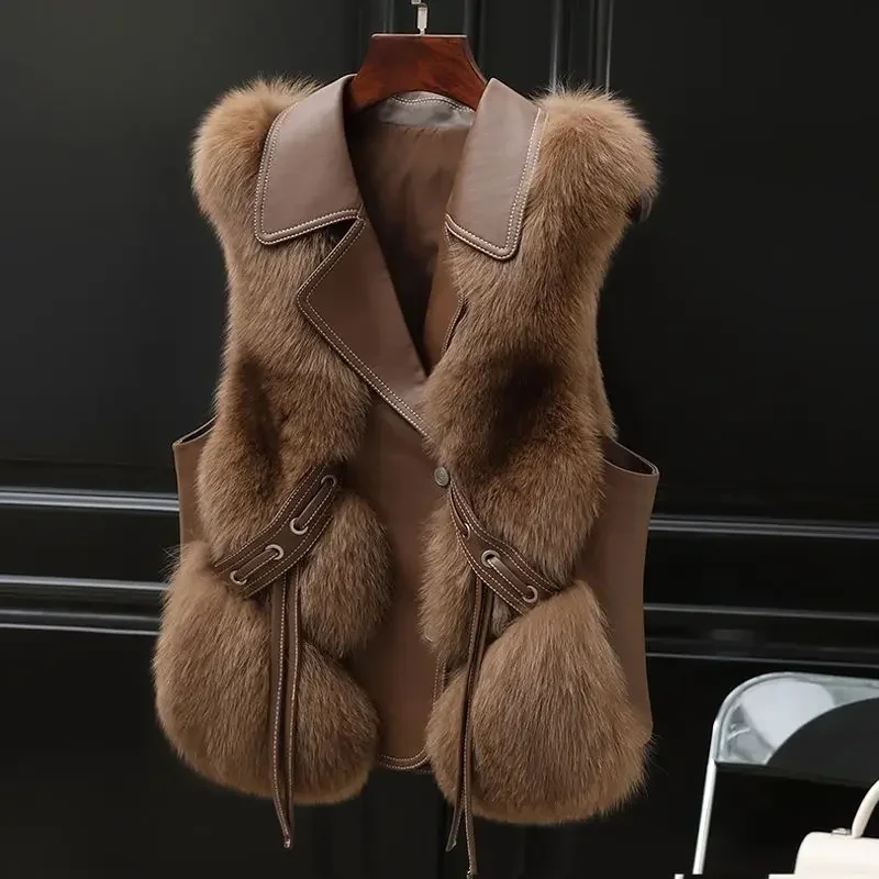 Solid Color Waistcoat Woman La - Winter Clothing On Sale Women'S ulasan dan harga