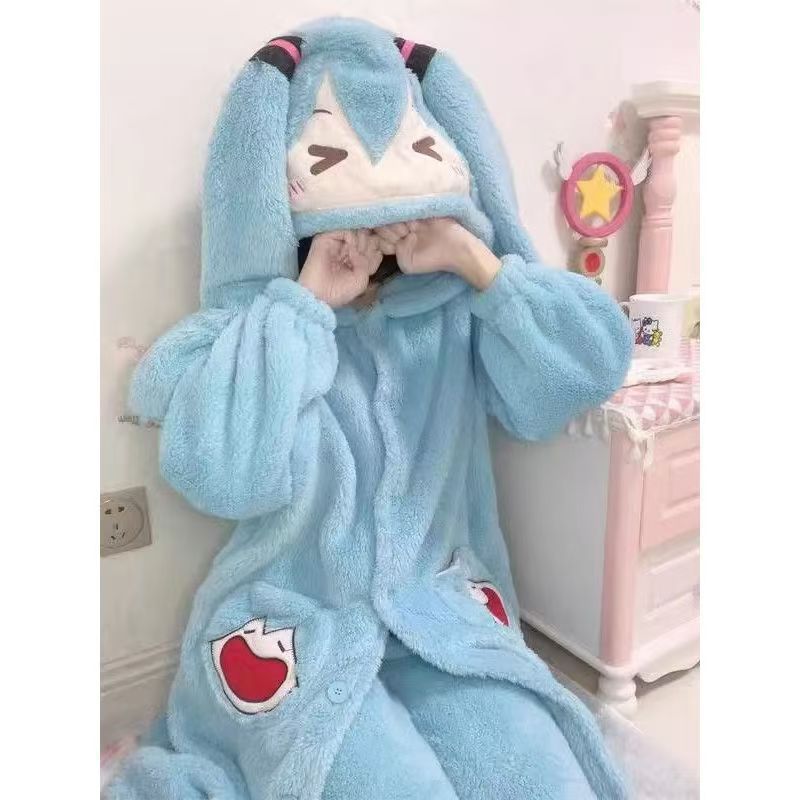 Miku Anime Pajamas Cute Winter - Winter Clothing Anime ulasan dan harga