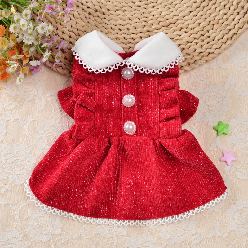 Elegant Princess Dress Dog Clo - Winter Clothing Dress Up ulasan dan harga