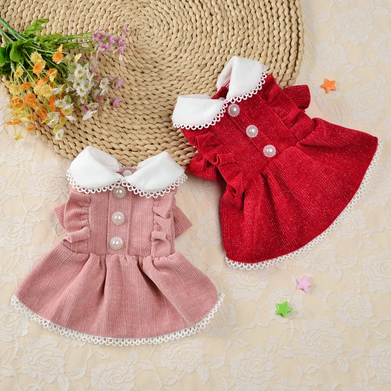 Elegant Princess Dress Dog Clo - Winter Clothing Dress Up ulasan dan harga