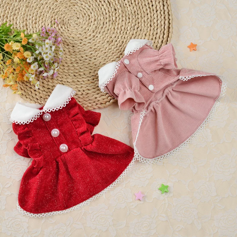 Elegant Princess Dress Dog Clo - Winter Clothing Dress Up ulasan dan harga