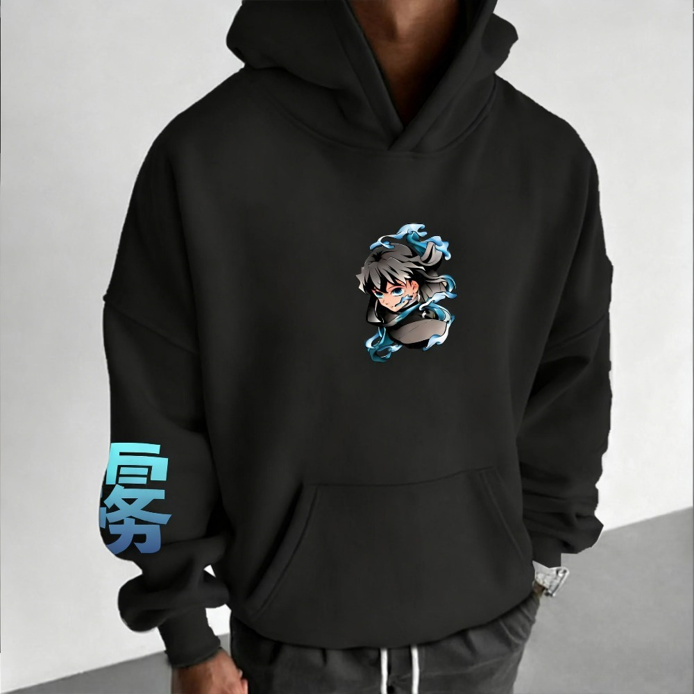 Demon Slayer Men's Hoodie Swea - Winter Clothing Anime ulasan dan harga