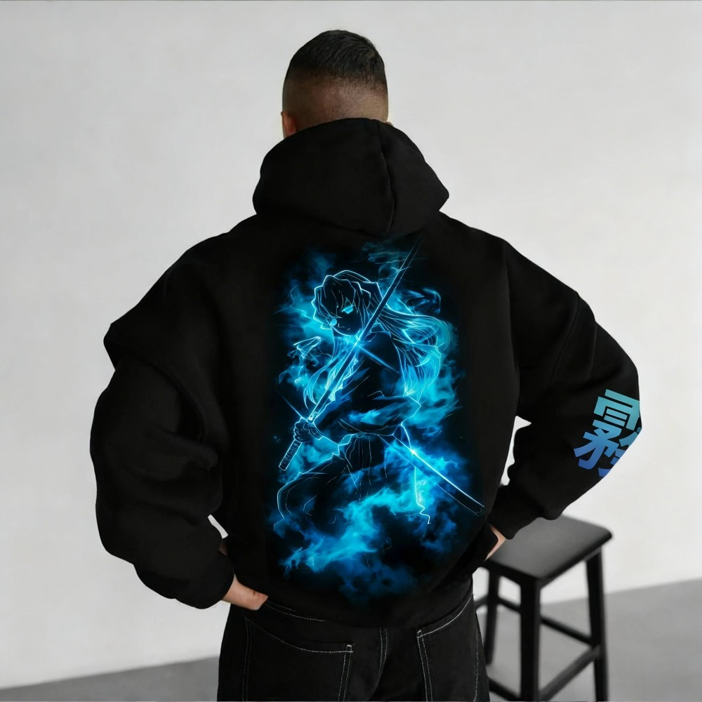Demon Slayer Men's Hoodie Swea - Winter Clothing Anime ulasan dan harga
