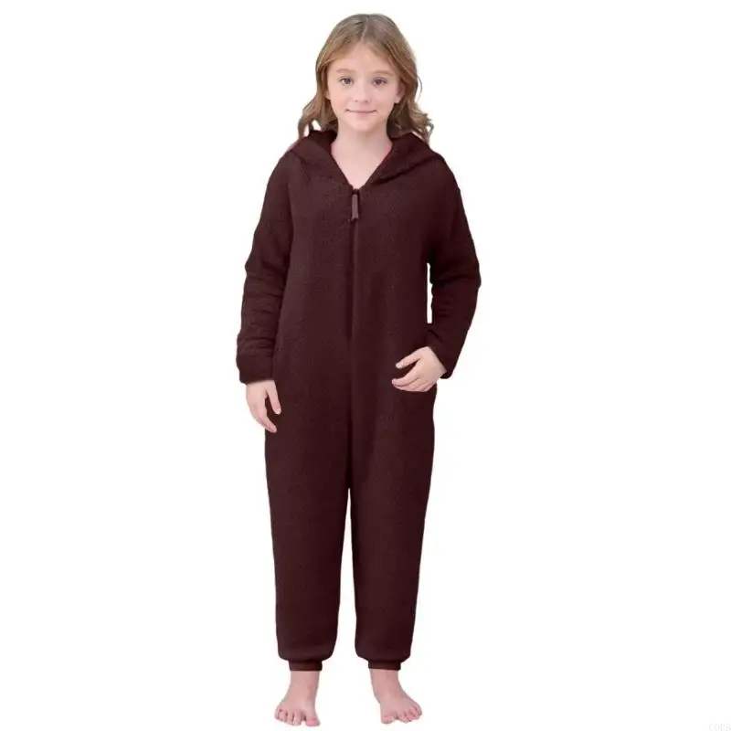 Fleece Plush Warm Pajamas for  - Fleece Hoodie Lined ulasan dan harga