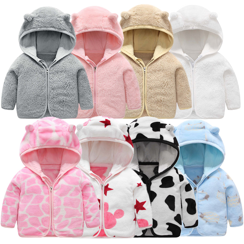 Children Flannel Jacket Autumn - Winter Clothing 1 Year Old ulasan dan harga