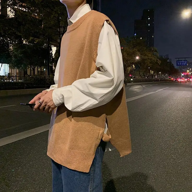 Man Clothes Plain Vest Solid C - Winter Clothes Shop ulasan dan harga