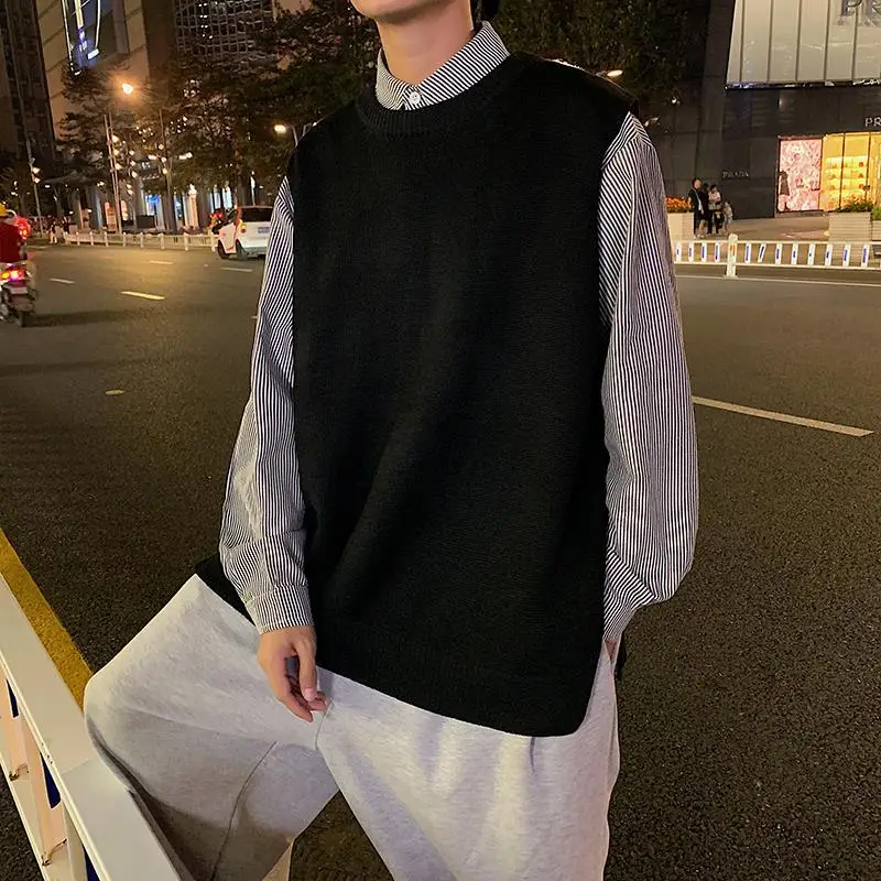 Man Clothes Plain Vest Solid C - Winter Clothes Shop ulasan dan harga